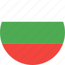 bulgaria, circle, country, flag, nation