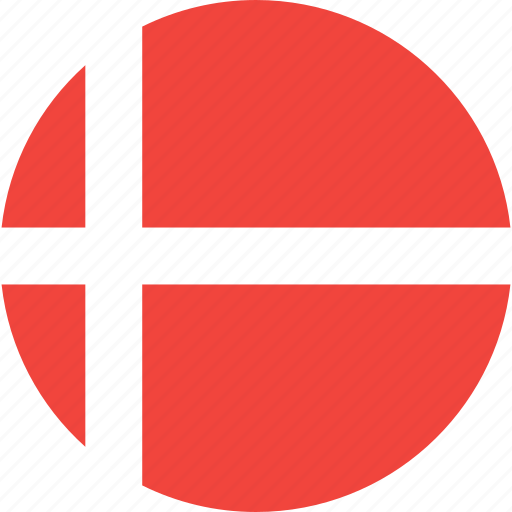 Circle, country, denmark, flag, nation icon - Download on Iconfinder