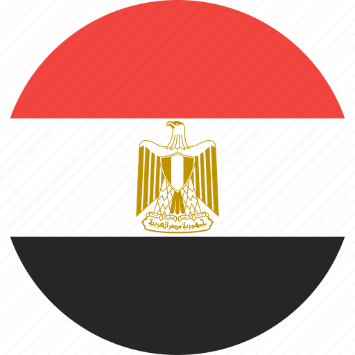 Circle, country, egypt, flag, nation icon - Download on Iconfinder