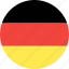 circle, country, flag, germany, nation 