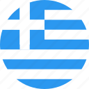 circle, country, flag, greece, nation