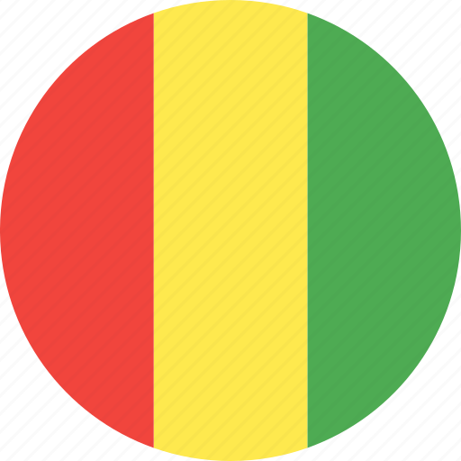 Circle, country, flag, guinea, nation icon - Download on Iconfinder