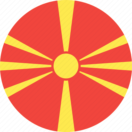 Circle, country, flag, macedonia, nation icon - Download on Iconfinder