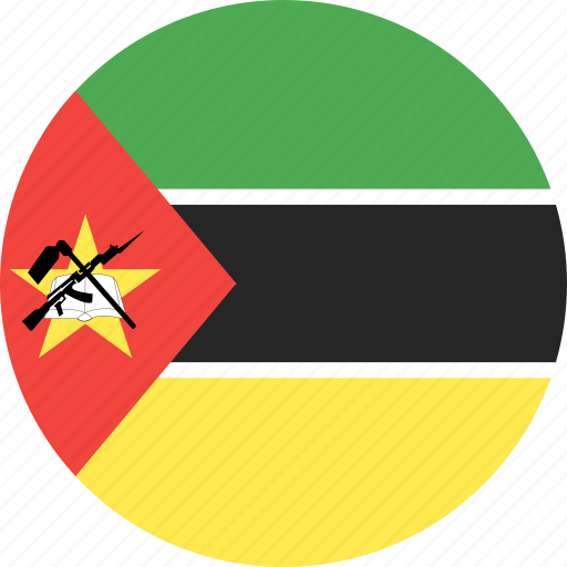 Circle, country, flag, mozambique, nation icon - Download on Iconfinder