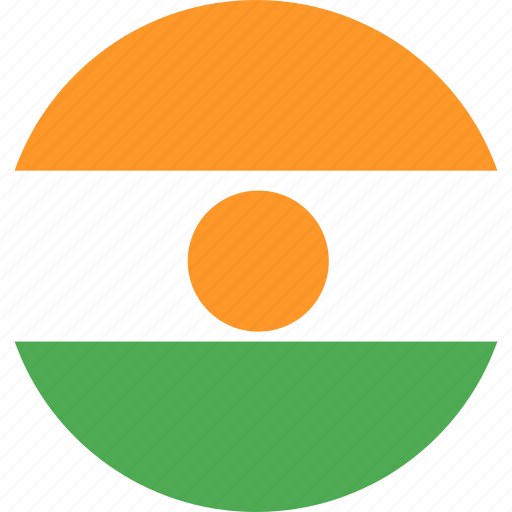 Circle, country, flag, nation, niger icon - Download on Iconfinder