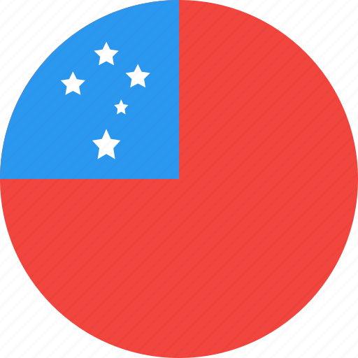 Circle, country, flag, nation, samoa icon - Download on Iconfinder