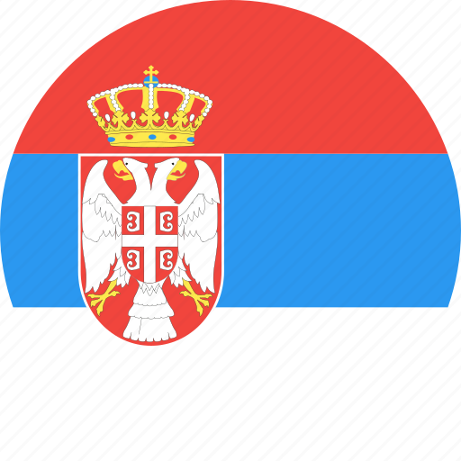Circle, country, flag, nation, serbia icon - Download on Iconfinder
