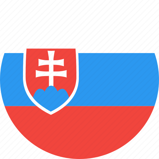 Circle, country, flag, nation, slovakia icon - Download on Iconfinder