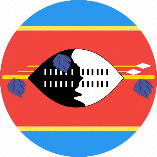 Circle, country, flag, nation, swaziland icon - Download on Iconfinder
