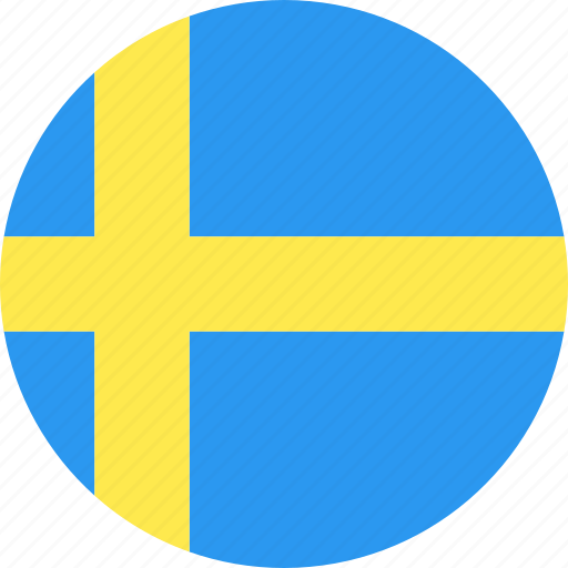 Circle, country, flag, nation, sweden icon - Download on Iconfinder