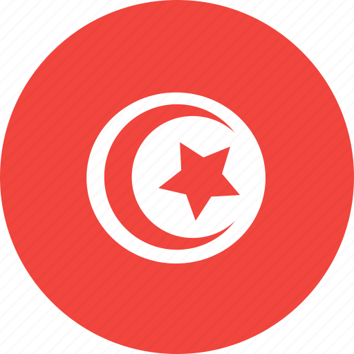 Circle, country, flag, nation, tunisia icon - Download on Iconfinder