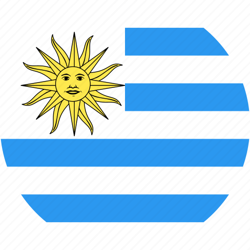 Circle, country, flag, nation, uruguay icon - Download on Iconfinder