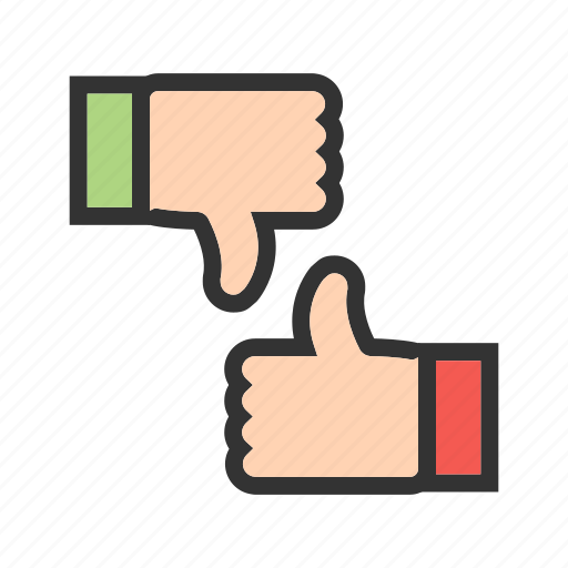 Bad, dislike, down, feedback, good, thumbs, up icon - Download on Iconfinder