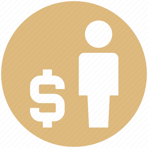 Dollar, man, money, sign, user icon - Download on Iconfinder
