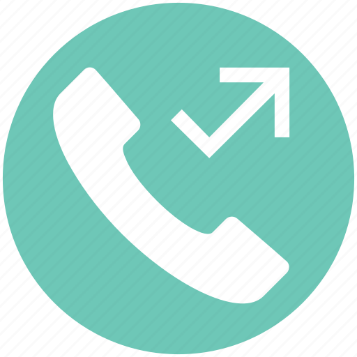 Arrow, call, communication, contact, landline, phone, telephone icon - Download on Iconfinder