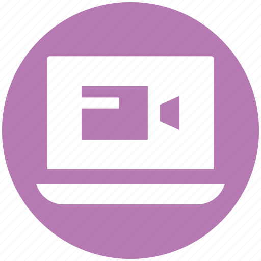 Laptop, laptop and camera, notebook, online camera, video camera icon - Download on Iconfinder