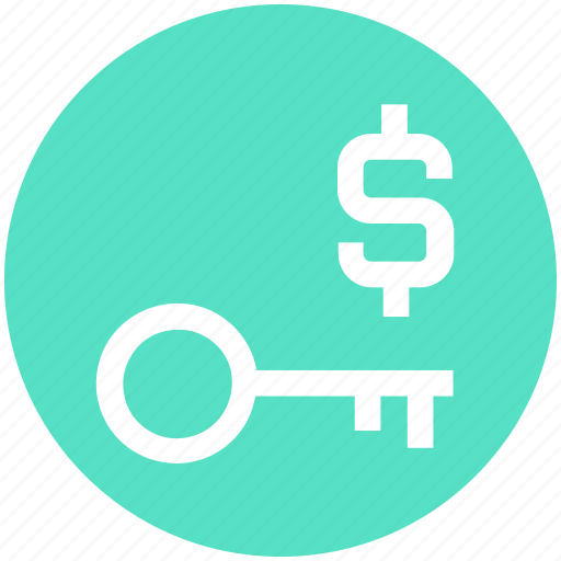 Dollar, finance, key, lock, money, protect, secure icon - Download on Iconfinder