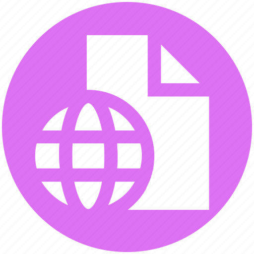 Article, form, globe, headline, paper, world, world page icon - Download on Iconfinder