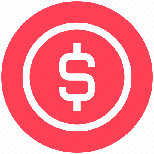 Circle, coin, currency, dollar, mark, money, sign icon - Download on Iconfinder