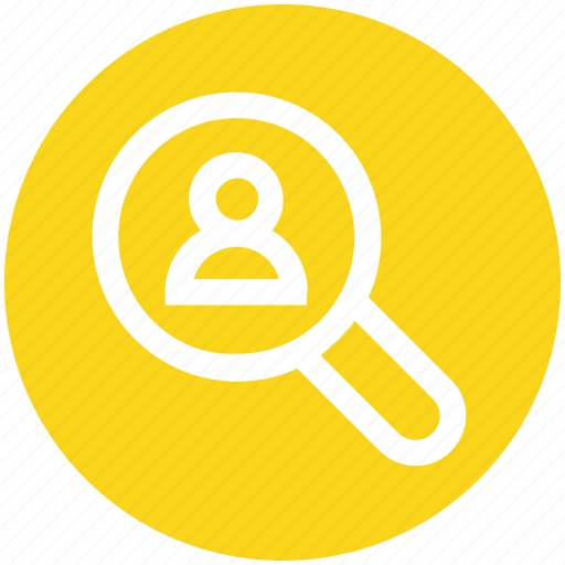 Employee, find, magnifier, people, search, search user, user icon - Download on Iconfinder