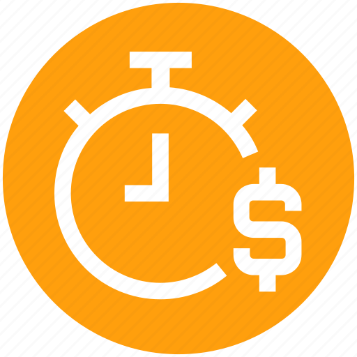 Clock, countdown, deadline, dollar, money, stopwatch, timer icon - Download on Iconfinder