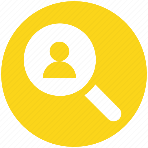 Employee, find, magnifier, people, search, search user, user icon - Download on Iconfinder