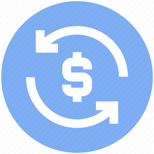 Arrows, cash, dollar, refresh, sync, turnover, update icon - Download on Iconfinder
