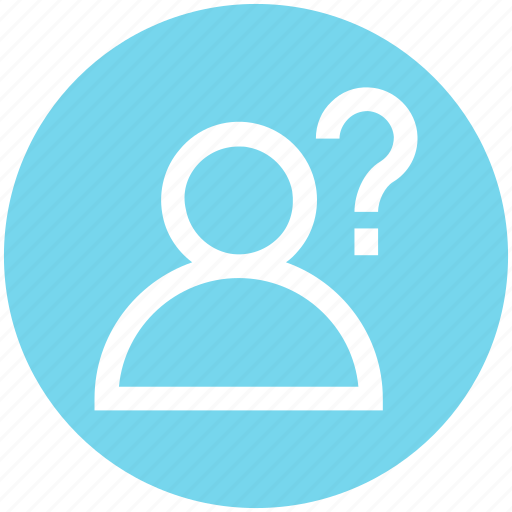 Customer support, help, man, person, question mark, user, user help icon - Download on Iconfinder