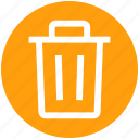 bin, delete, dust bin, garbage, office, trash, waste bin