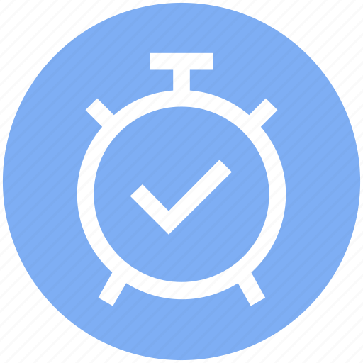 Accept, alarm, alarm clock, clock, time icon - Download on Iconfinder