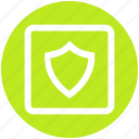 antivirus, protect, protection, secure, security, shield, square