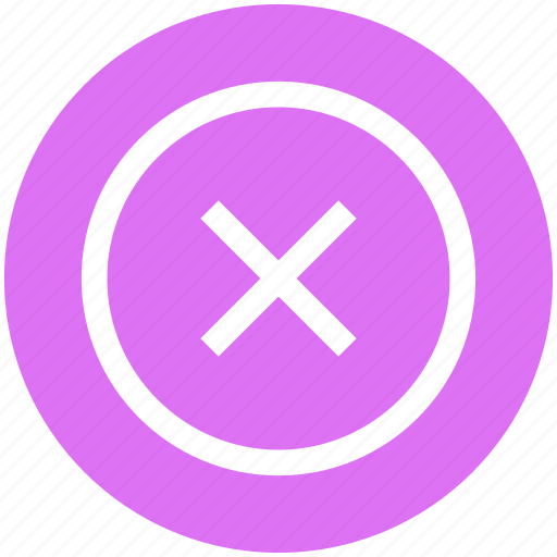 Cancel, circle, cross, cross circle, delete icon - Download on Iconfinder