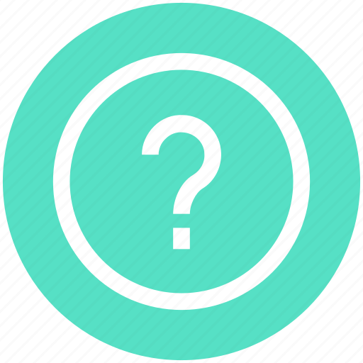 Circle, help, question mark, sign icon - Download on Iconfinder