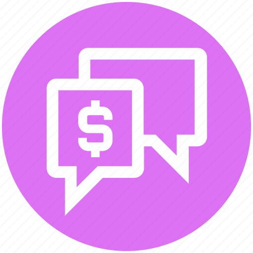 Bubble, chatting, dollar, messages, money, sms, texts icon - Download on Iconfinder