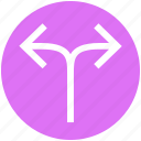 arrows, direction, left right arrows, path, two way 