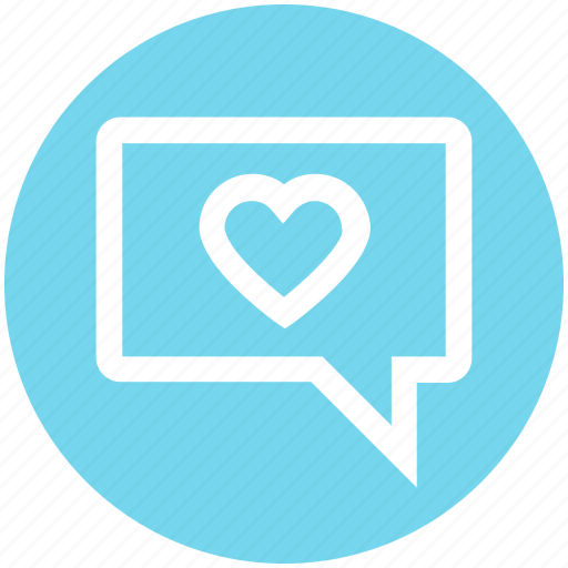 Chat, comment, conversation, favorite, heart, message, sms icon - Download on Iconfinder