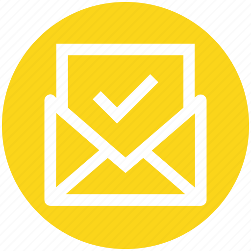 Accept, check, email, envelope, letter, mail, message icon - Download on Iconfinder