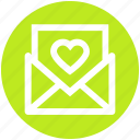 email, envelope, favorite, heart, letter, mail, message