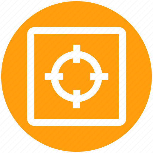 Aim, bulls eye, darts, focus, goal, square, target icon - Download on Iconfinder