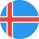 country, flag, iceland, nation