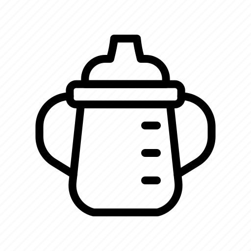 Water, bottle, drink, straw, cup, baby, care icon - Download on Iconfinder