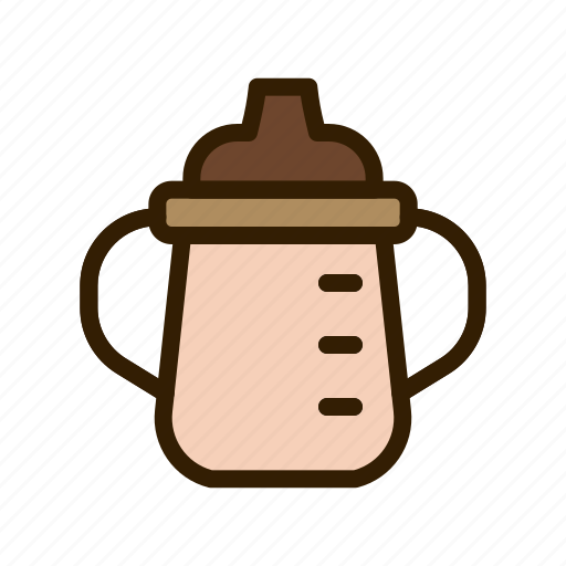 Water, bottle, drink, straw, cup, baby, care icon - Download on Iconfinder
