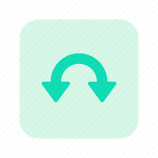 Arrow down, down, half circle icon - Download on Iconfinder