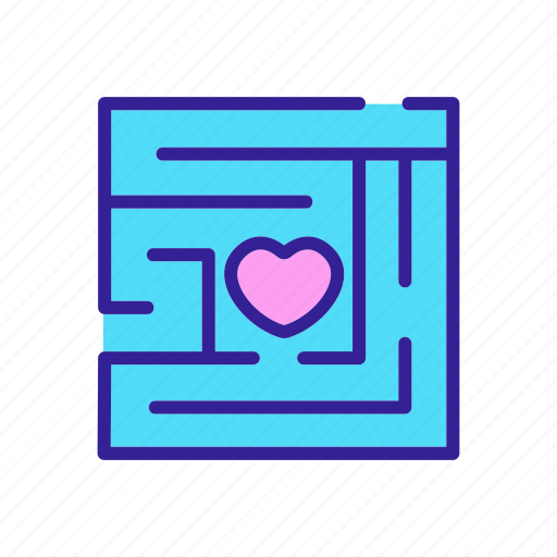 Different, direction, human, locked, love, maze, research icon - Download on Iconfinder