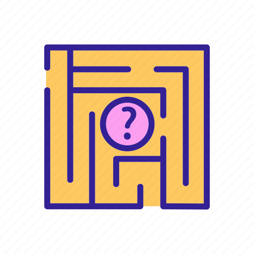 Different, head, human, labyrinth, maze, question, research icon - Download on Iconfinder