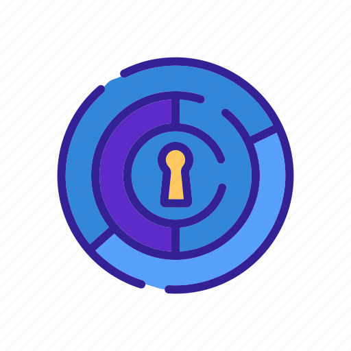 Different, direction, head, keyhole, labyrinth, maze, research icon - Download on Iconfinder