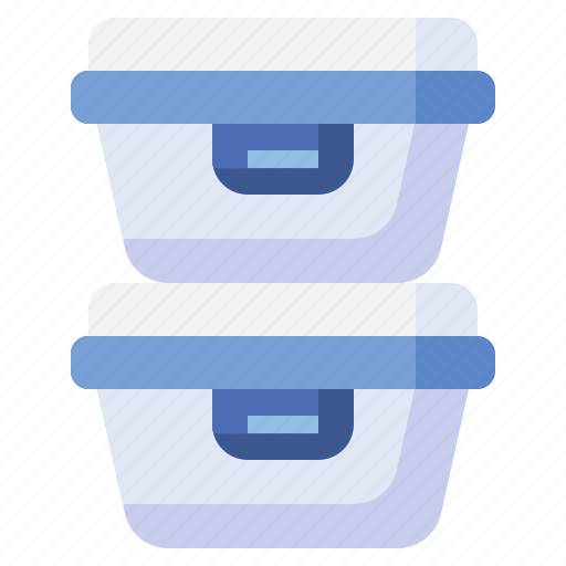 Tupperware, reusable, plastic, container, storage icon - Download on Iconfinder