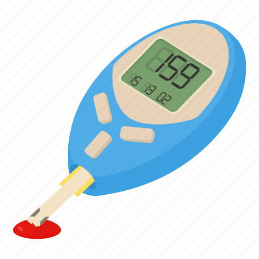 Blood, cartoon, diabet, diabetic, glucose, sugar, test icon - Download on Iconfinder