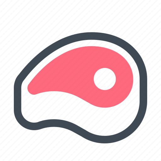 Barbecue, coocking, food, grill, meat, slice, steak icon - Download on Iconfinder