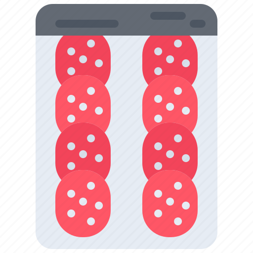 Sausage, box, meat, butcher, food icon - Download on Iconfinder